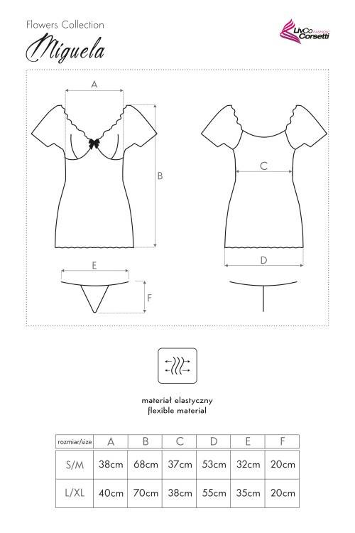 Miguela LC 30028 Dwuczęściowy komplet damski LivCo Corsetti Fashion 