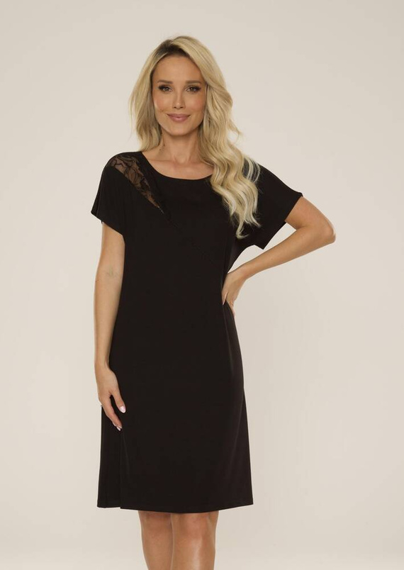 737 Velar Forex cămașă de noapte - negru