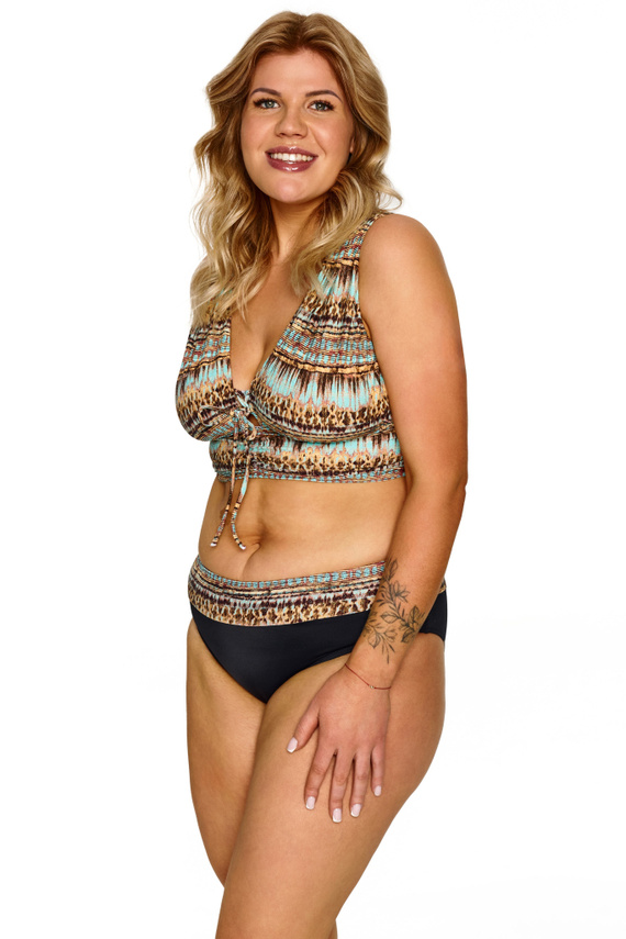 Top de baie Lupoline Nicole Soft cu model, care modelează bustul, fără armătură