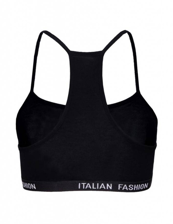 Nikola Sutien pentru fete, cu curea îngustă Italian Fashion- negru