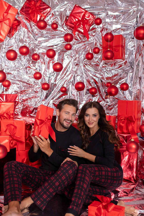 Pijama pentru bărbați Zeman Italian Fashion - negru/print