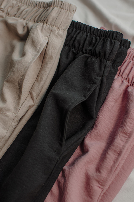 Maeve 875 De Lafense pantaloni de pijama pentru femei - lungi, uni, cu buzunare - negru