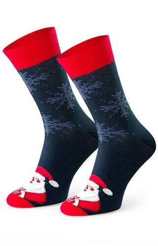 Art.136 Sosete de Craciun barbati Steven - 150 bleumarin