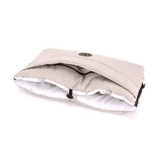 Manșon pentru cărucior de iarnă Everest Makaszka–Honey Bunny cu buzunar