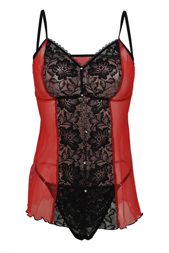 Marcela Komplet damski DKaren czerwony