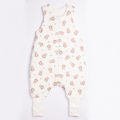 Sac de dormit cu pantaloni Nicol 227044 din bumbac cu ursuleți 9–24 luni