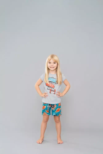 Oceania Pijama pentru fete Italian Fashion - melange/print