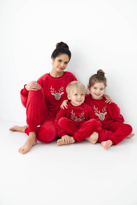 Pijama pentru copii Harriet Kids Sensis - roșu