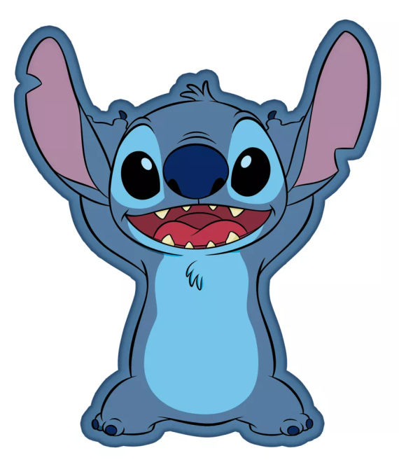 Perna in forma de Lilo si Stitch Jerry Fabrics albastra