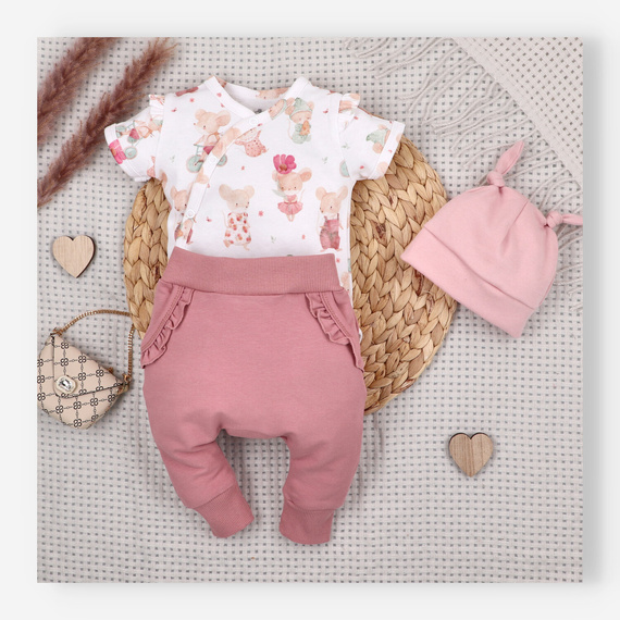 Nini Pantaloni Sport Copii Little Mouse 5% Bumbac Organic – Polonia