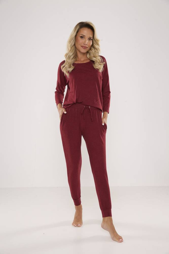 555 Paula Pijama de damă De Lafense - maro