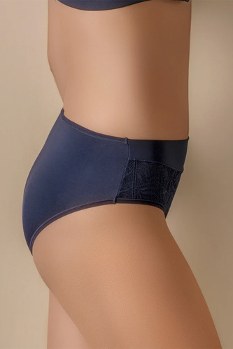MARA 3138 Selene Chiloți bleumarin cu talie înaltă, dantelă, modelatori de siluetă