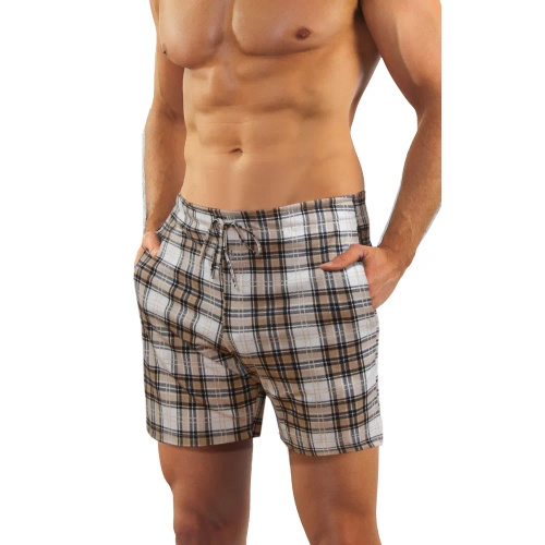 2187/27 Sesto Senso latte pijamale bărbați cu mâneci scurte