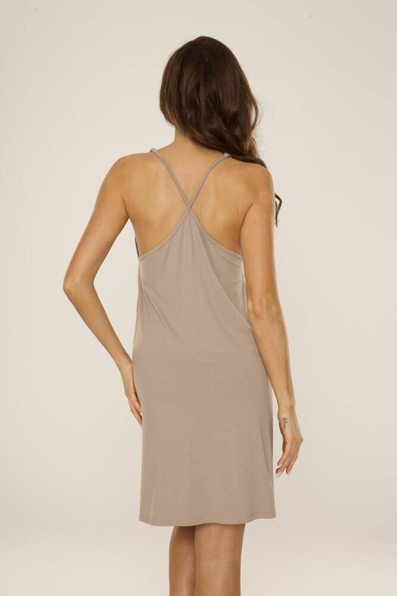 765 Carmel De Lafense cămașă de noapte - moka deschis