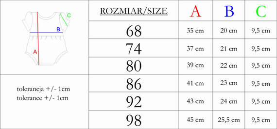 212152 Rampete cu mânecă scurtă „Tola” Nicol