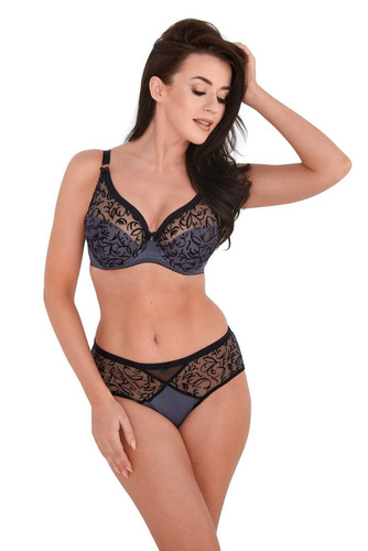 BS 1213 Adaline Sutien semipadded (semi-moale)Gaia-grafite