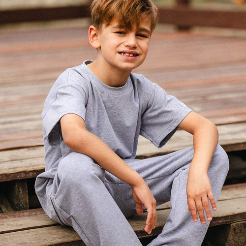 Tricou copii oversize Eevi Simply Comfy 100% bumbac