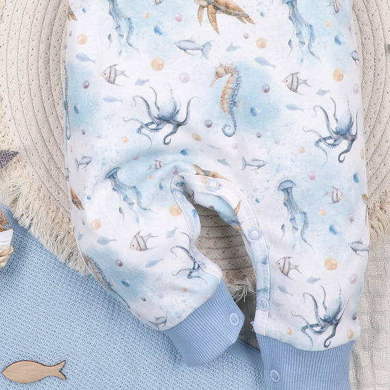 ABN-5452 Sea Of Joy Baby Rampers Nini – bumbac organic, capse confortabile