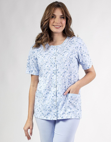 694 Pijama dama Regina - albastra