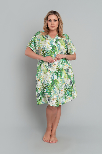 Florina Halat de baie pentru femei Italian Fashion - imprimare frunze