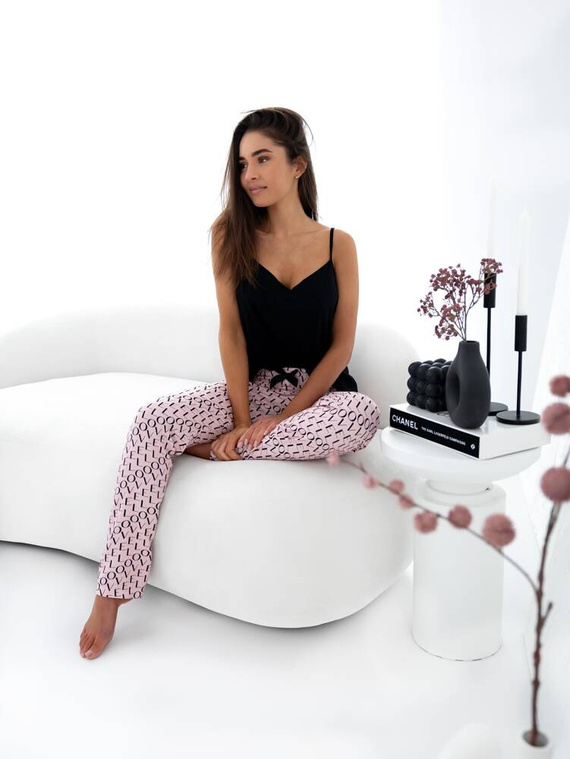 Pijama pentru femei Paula Sensis - negru