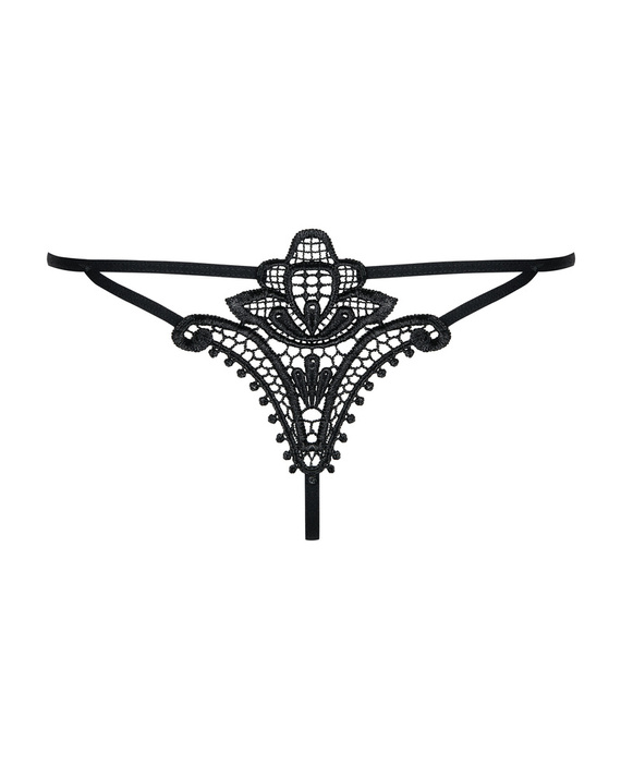 Luiza Stringi damskie Obsessive czarny 