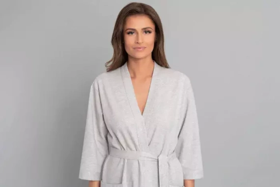 Karla Halat de baie pentru femei Italian Fashion - melange deschis