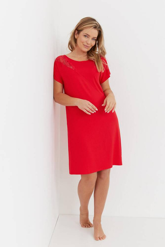 737 Velar Forex cămașă de noapte - roșu