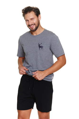 7235 Pijamale pentru bărbați Doctor Nap - gri închis