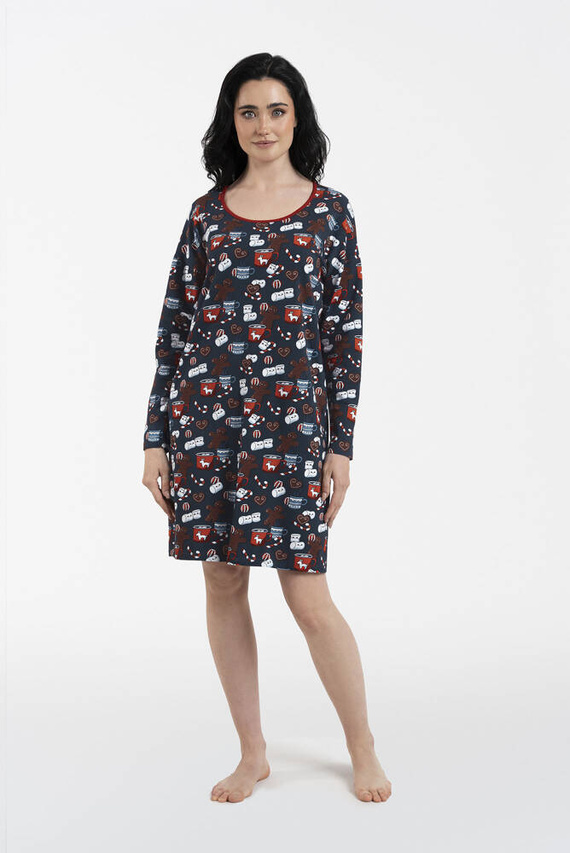 Makala cămașă de noapte Italian Fashion - print