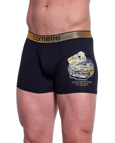 280/239 Tattoo Ride Boxer pentru bărbați The Classic Cornette, negru