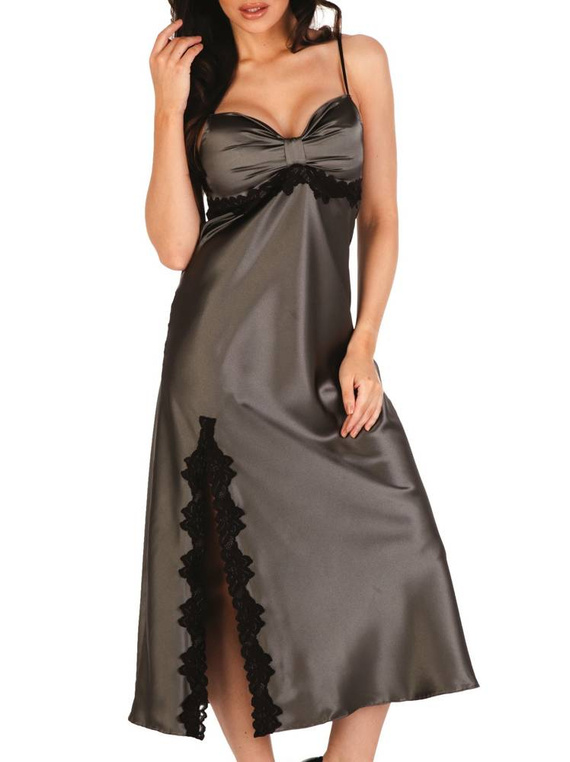 926 Kleoree Cămașă de noapte lungă De Lafense - gri