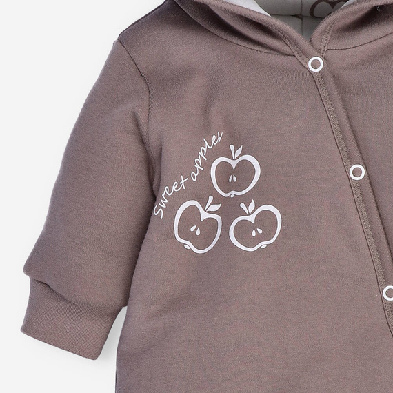 ABN-5309/CZE Salopetă din bumbac organic Happy Apples Nini