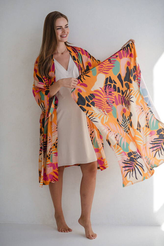 Înfășare din bambus Tropical Orange Milk&Love