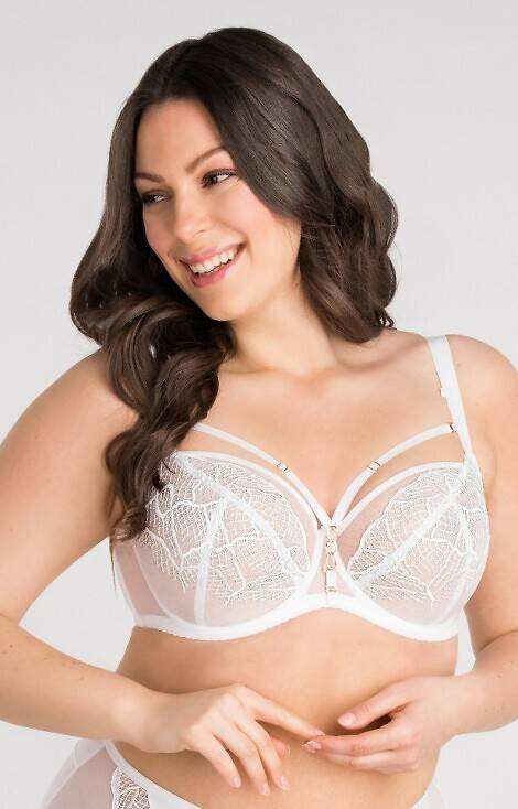 Sutien alb moale Gorsenia K 849 Forever