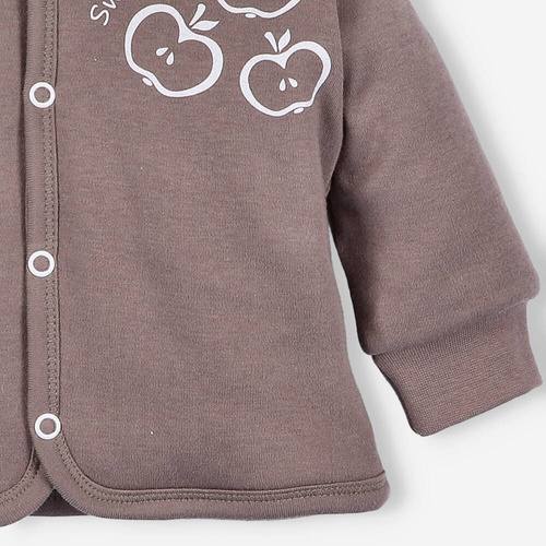 ABN-5308/CZE Happy Apples Geaca din bumbac organic Nini raspberry