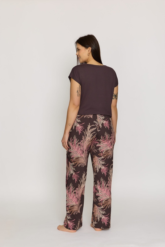 Pantaloni pijama Mila PDX1 Nipplex – vâscoză, buzunare, confort
