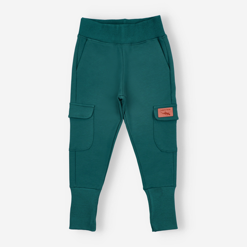 KAR-0042/BUT Pantaloni cargo pentru baieti Lagarto Verde verde sticla