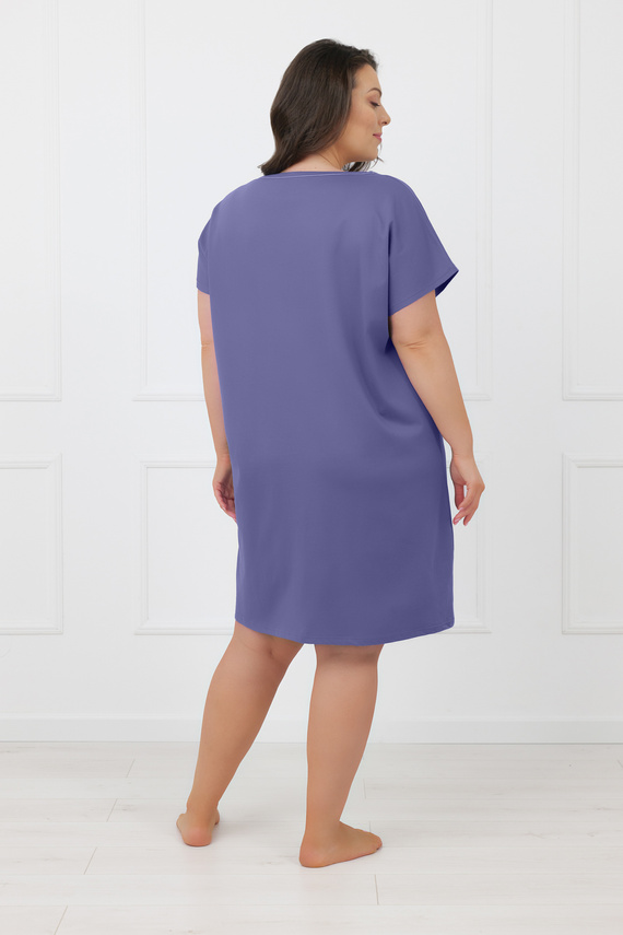Cămașă de noapte damă Rima Italian Fashion 100% bumbac mânecă scurtă