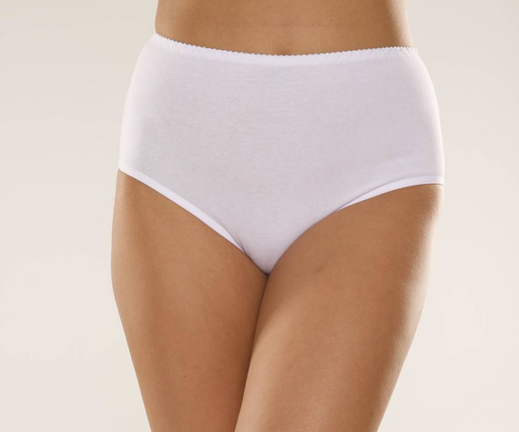 018 Sara Chiloți cu talie înaltă De lafense - alb