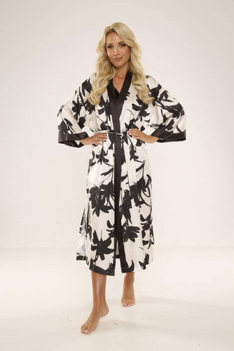 734 Brianna Halat de baie pentru femei De Lafense - negru