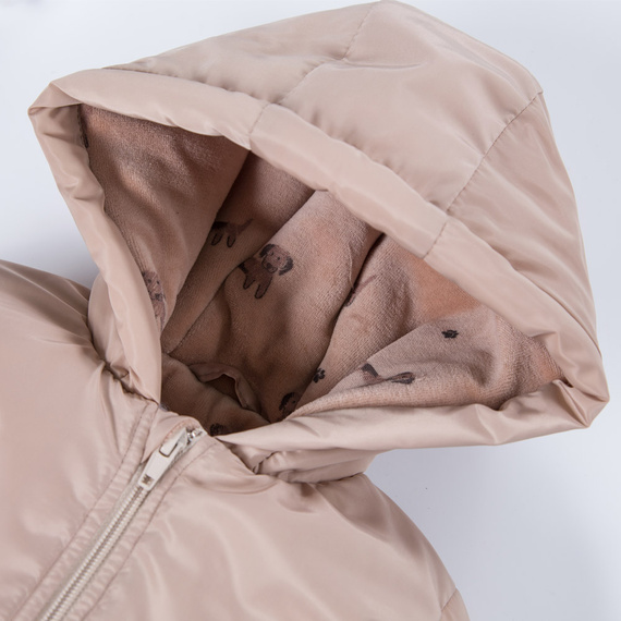 Geaca de iarna Puppy Playtime Eevi - bej