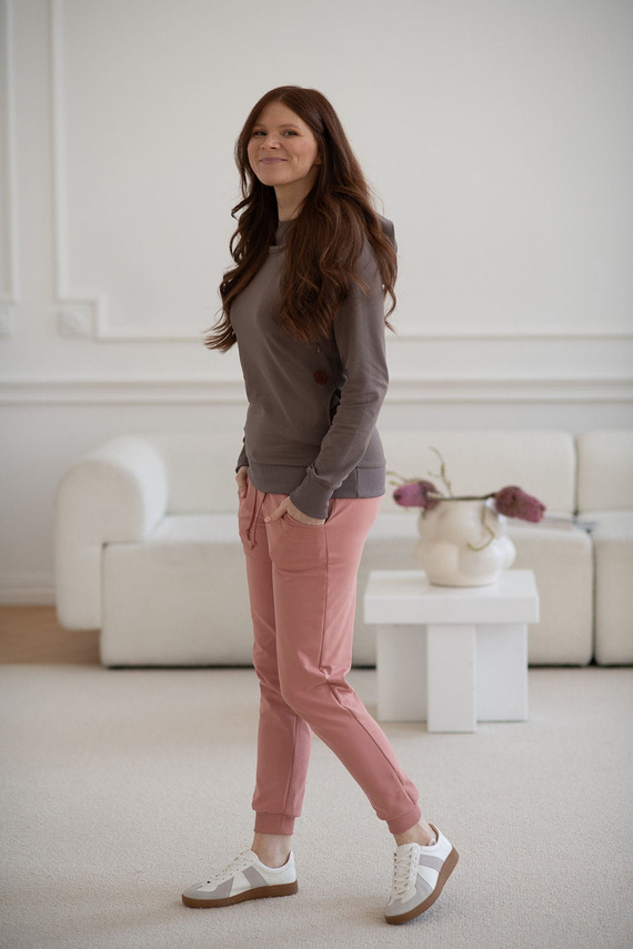 Pantaloni de trening de maternitate Milk&Love pe bază de plante