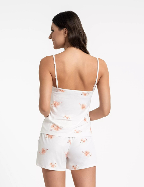 Moraj PDD2700-005 Ecru – pijama damă vară cu pantaloni scurți