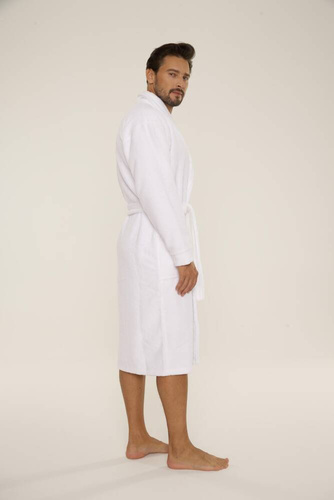 735 Manuele halat de bărbați De Lafense - alb