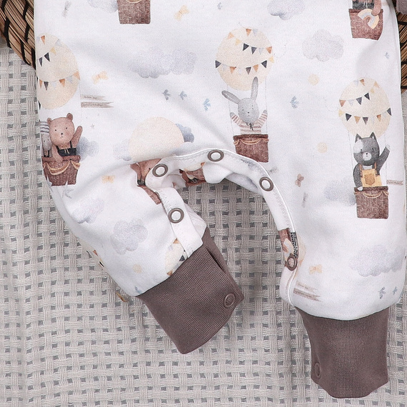 Salopetă Nini 100% bumbac organic fără botoșei – PL