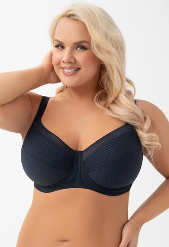 K 974 Anika Gorsenia navy blue - sutien moale cu arici, moale, stabil și confortabil