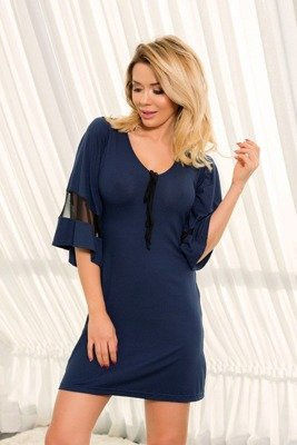 Cămașă de noapte pentru femei Basilan Halka Kalimo - albastru marin