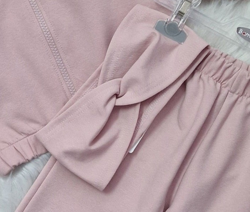 Bandita pentru copii Gracja Bambarillo, roz pudrat - eleganta si confortabila pentru o fata