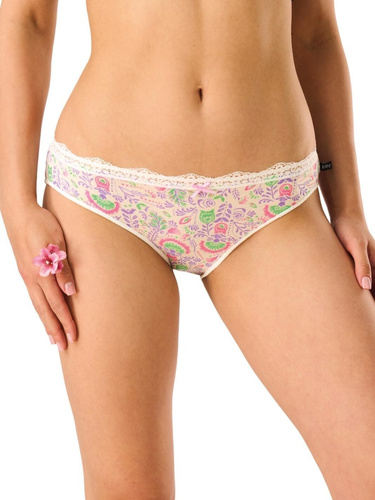 Chiloți de damă LPR 460 Mini bikini din vâscoză cu dantelă elastică, 2 bucăți